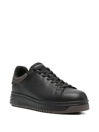 Emporio Armani Sneakers In Black