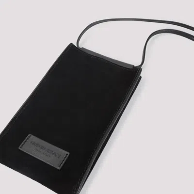 Giorgio Armani Leather Phone Cover Men