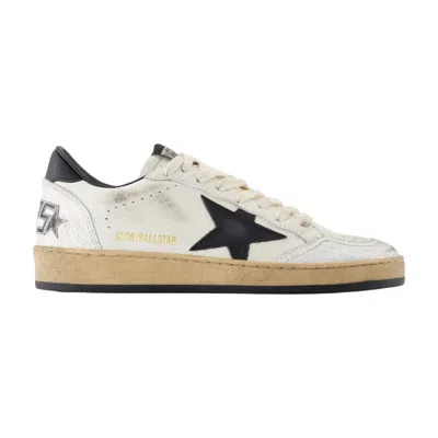 Golden Goose Ballstar Nappa Upper Leather Star And Heel Crack Toe And Spur