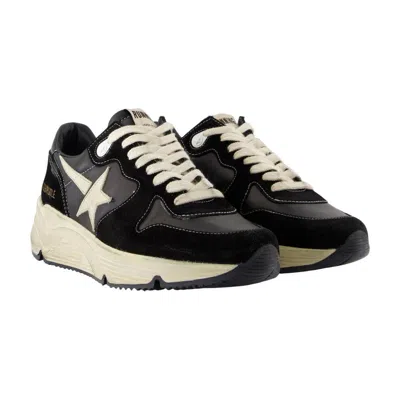 Golden Goose Women's Running Nappa Leather Sneakers In Black