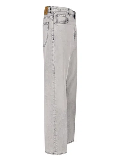 Haikure 5-pocket Trousers With Belt Loops And Contrast Stitching