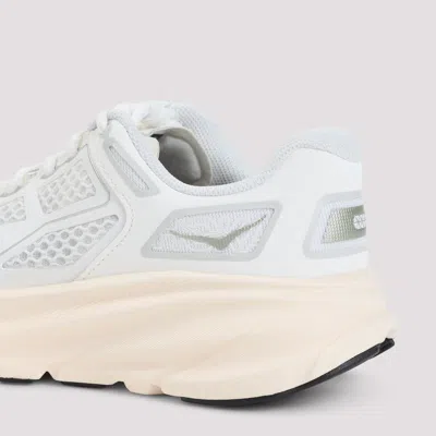 Hoka Lightweight Breathable Sneakers With Cushioned Sole In White