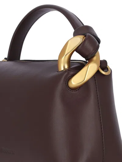 Jw Anderson J. W.anderson The Jwa Small Corner Bag In Burgundy