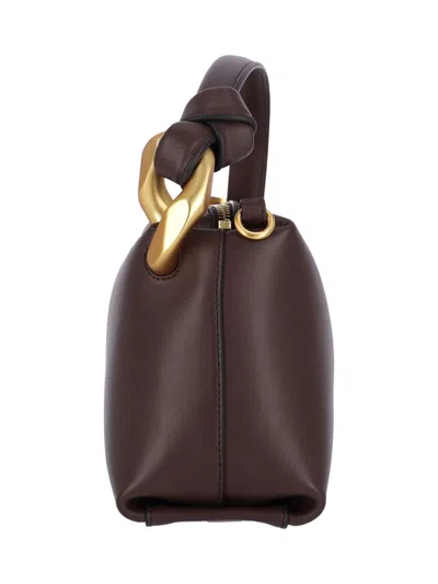 Jw Anderson J. W.anderson The Jwa Small Corner Bag In Burgundy