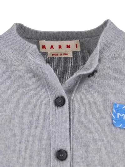 Marni Cashmere Cardigan With Patch