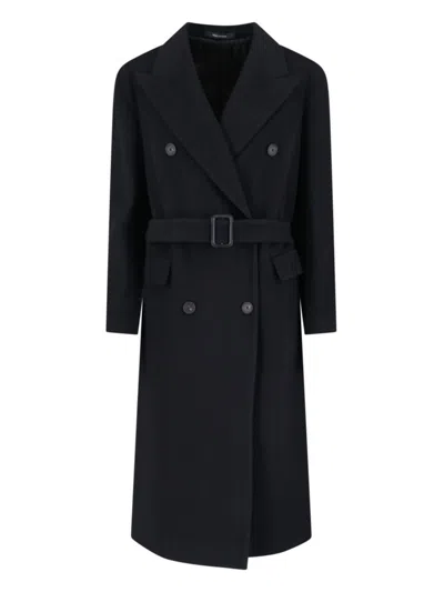 Tagliatore Casual Jacket With Button Detailing And Flap Pockets In Black