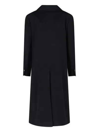Tagliatore Casual Jacket With Button Detailing And Flap Pockets In Black