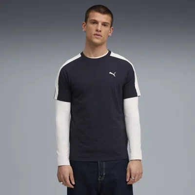 Puma T7 T-shirt Men In Blue