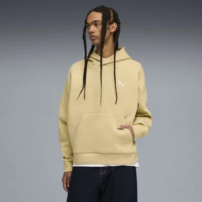 Puma Wardrobe Essentials Boxy Hoodie Men In Green