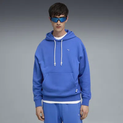 Puma Mmq Hoodie Men In Blue
