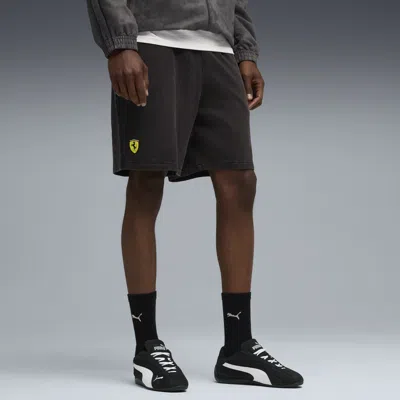 Puma Scuderia Ferrari Sportswear Sw Shorts Men In Black