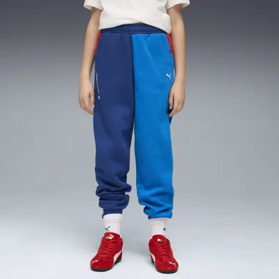 Puma Bmw M Motorsport Ess+ Big Kids' Sweatpants In Blue