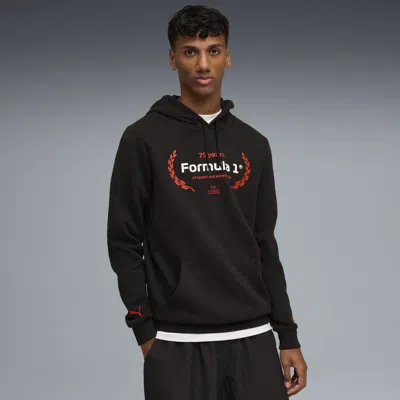 Puma Formula 1® Essential Logo Graphic Hoodie In Black