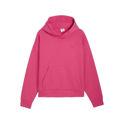 Puma Wardrobe Essentials Hoodie Men In Pink