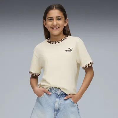 Puma Ess Graphic Animal T-shirt Youth In Neutral