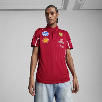 Puma Sf Team Pro Polo Shirt Men In Red
