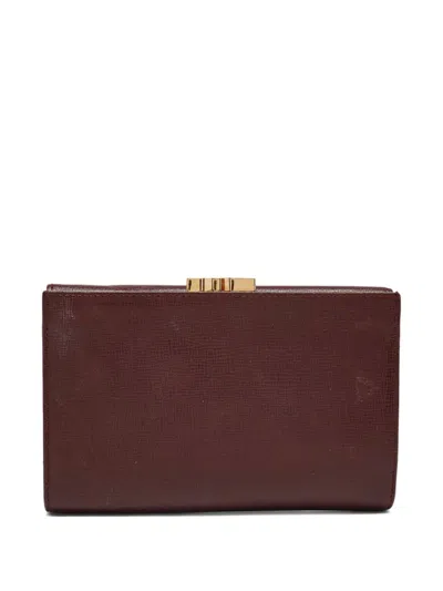 Pre-owned Cartier Leather Wallet In Red