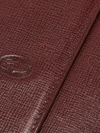 Pre-owned Cartier Leather Wallet In Red