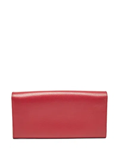 Pre-owned Bally Vintage  Leather Wallet In Pink