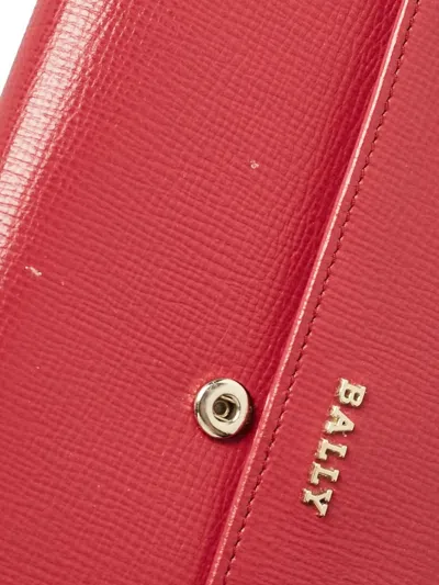 Pre-owned Bally Vintage  Leather Wallet In Pink
