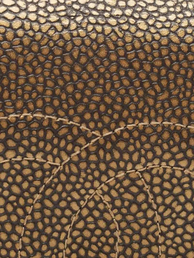 Pre-owned Chanel Cc-logo Leather Wallet In Brown