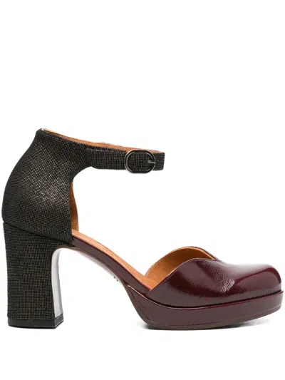 Chie Mihara 80mm Damaho Ankle-strap Block-heel Sandals