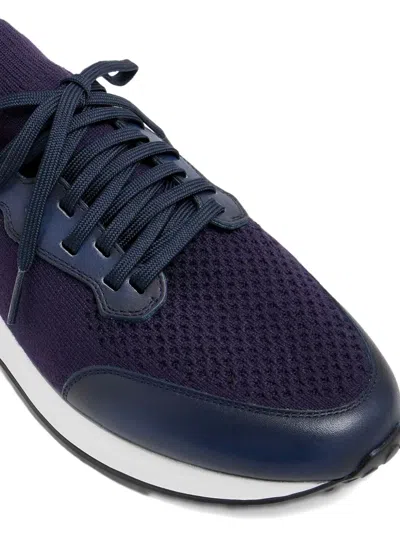 Magnanni Stratus Knitted Sneakers In Blue