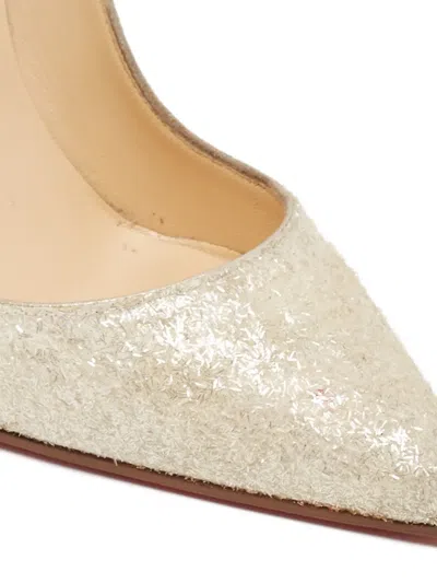 Pre-owned Christian Louboutin 120mm So Kate Glittered Pumps