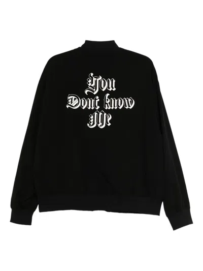 Undercover Graphic-print Jacket In Black