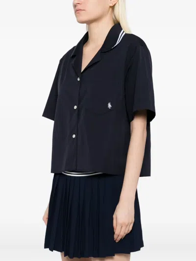 Sporty And Rich Src Cotton Shirt In Black