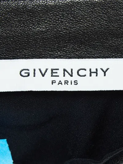 Pre-owned Givenchy Lambskin Pencil Skirt In Black