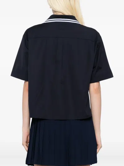 Sporty And Rich Src Cotton Shirt In Black