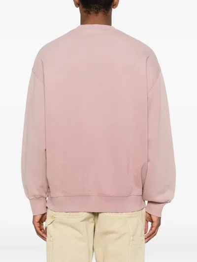 Carhartt Hudson Washed Sweatshirt In Pink