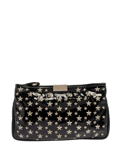 Pre-owned Jimmy Choo Zulu Clutch Bag In Black