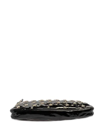 Pre-owned Jimmy Choo Zulu Clutch Bag In Black
