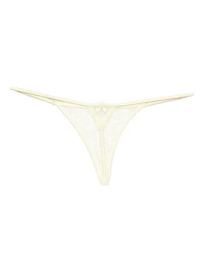 Kiki De Montparnasse Vinca G-string In Yellow