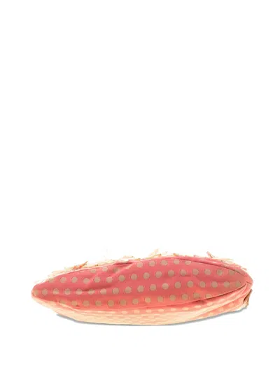 Pre-owned Valentino Garavani Polka-dot Print Tote Bag In Pink
