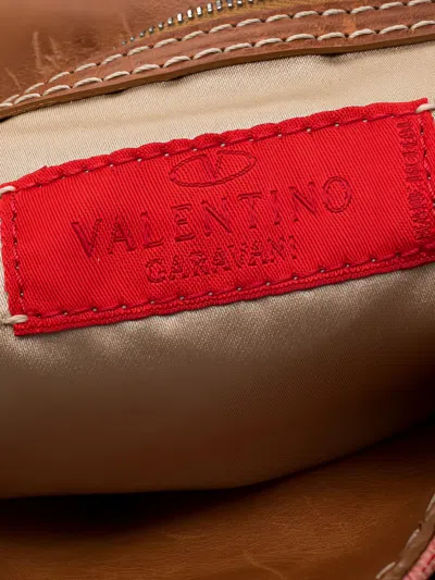 Pre-owned Valentino Garavani Polka-dot Print Tote Bag In Pink