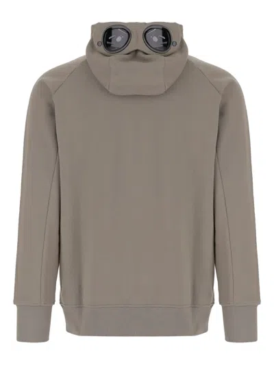 C.p. Company Cotton Sweatshirt With Adjustable Goggle Hood