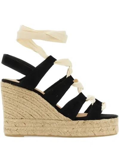 Castaã±er 110mm Lace-up Wedge Heeled Espadrilles