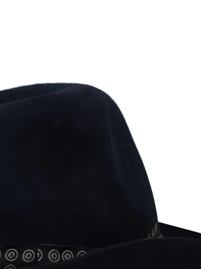 Borsalino X 10 Corso Como Ribbon-detailed Fedora In Black