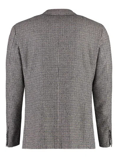Canali Men's Houndstooth Wool Blazer In Multi
