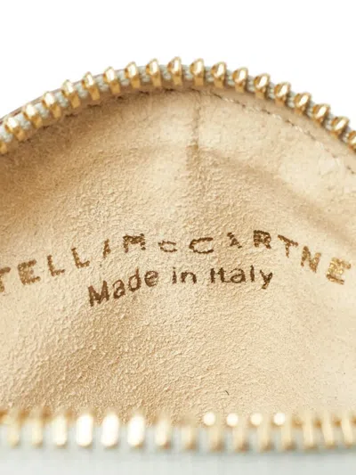 Pre-owned Stella Mccartney Face Star Coin Purse In Neutral