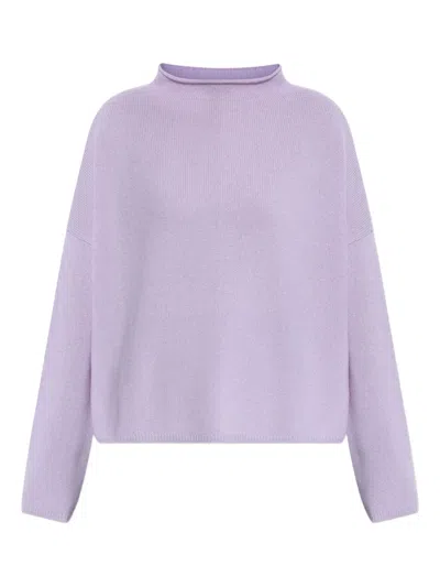 Lisa Yang High-neck Jumper In Purple