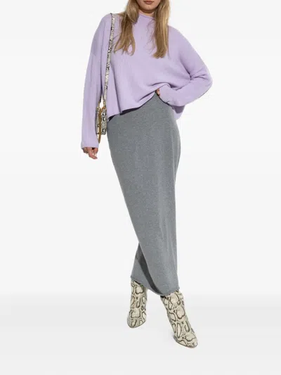 Lisa Yang High-neck Jumper In Purple