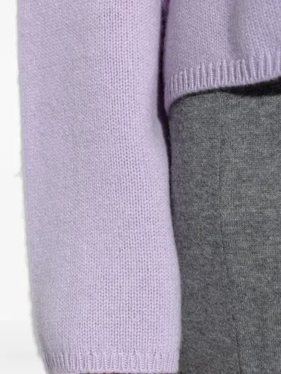 Lisa Yang High-neck Jumper In Purple