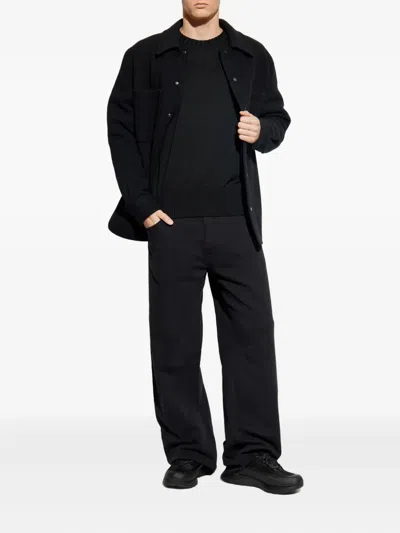 Canada Goose Balas Button-fastening Patch-pocket Overshirt In Black