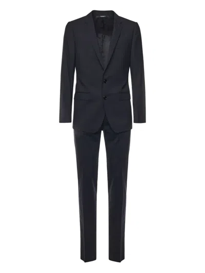 Dolce & Gabbana Double-button Single-breasted Suit In Blue