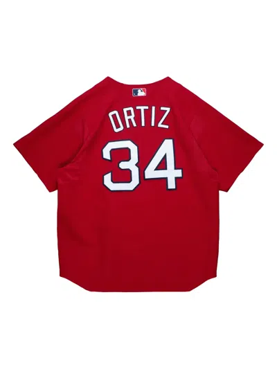 Mitchell & Ness Boston Sox 2004 "david Ortiz" Jersey In Red