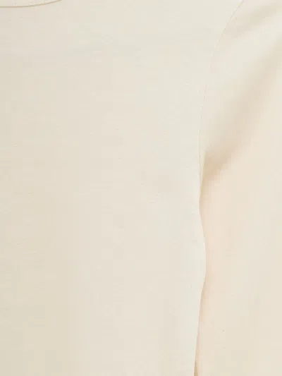 Flore Flore Three-quarter Sleeve T-shirt In White